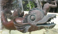 Fish fountain at TradeWinds